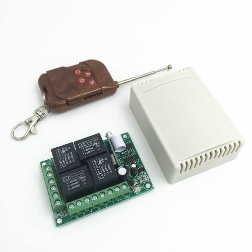 4 Channel Remote With Relay Receiver